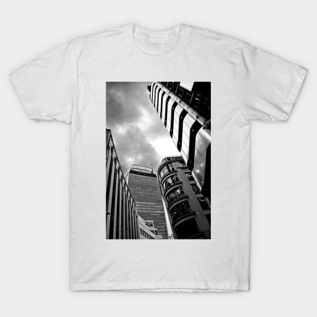 20 Fenchurch Street Walkie-Talkie Lloyds Building London T-Shirt by AndyEvansPhotos